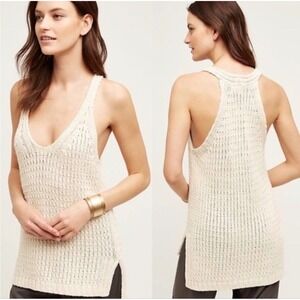 Anthropologie Cream Crochet Knit Tank
ALL REASONABLE OFFERS ACCEPTED!